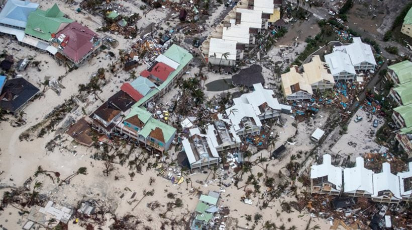 Στον Άγιο Μαρτίνο ο Μακρόν λόγω του τυφώνα Ίρμα